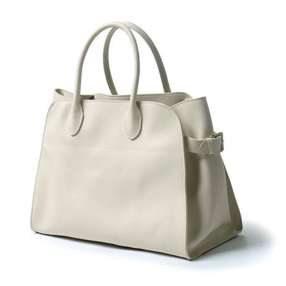 Genuine Leather The Tote Bags For Women Luxury Designer Handbag Purses 2024 New In First Layer Cowhide Large Top Handle Shoulder