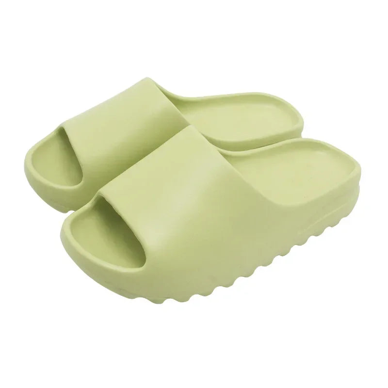 Brand High Quality Super Soft EVA Sole Summer Slippers for Men Bathroom Slippers Home Slides Couple Beach  Male Slipper