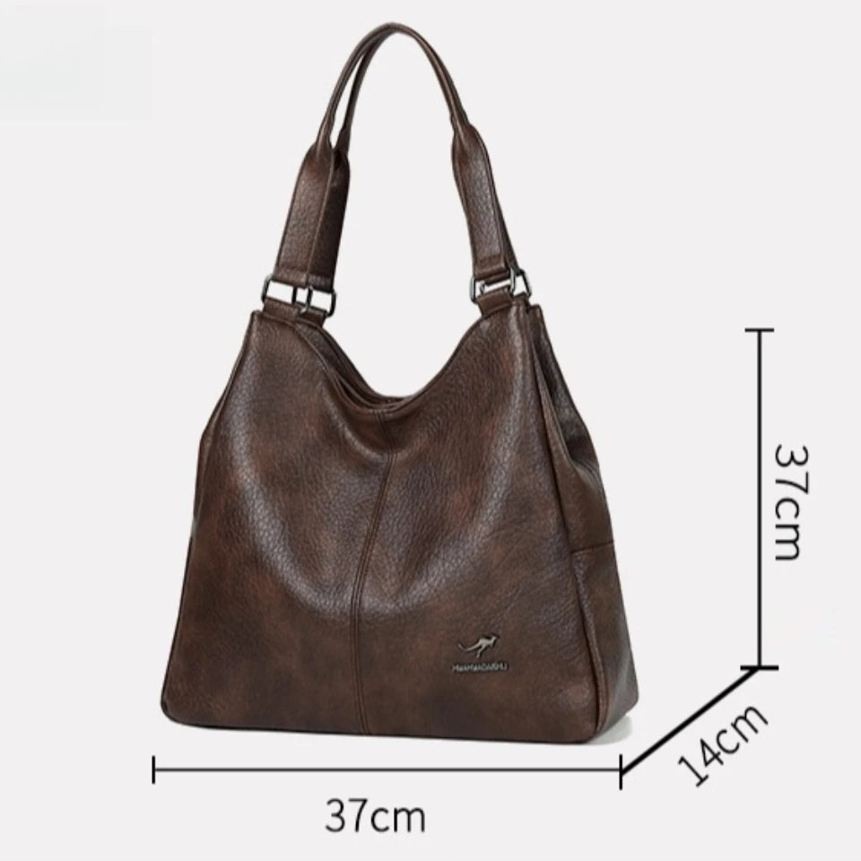 Three Layers Genuine Brand Tote Bag Luxury Handbags for Women Mom Shoulder Hand Bag Designer Top Quality Soft Leather Sac New