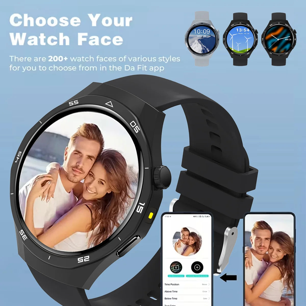 New Smartwatch Sports Fitness Bluetooth Call Smart Watches Heart Rate Monitoring Health watch for Android IOS for Men Women