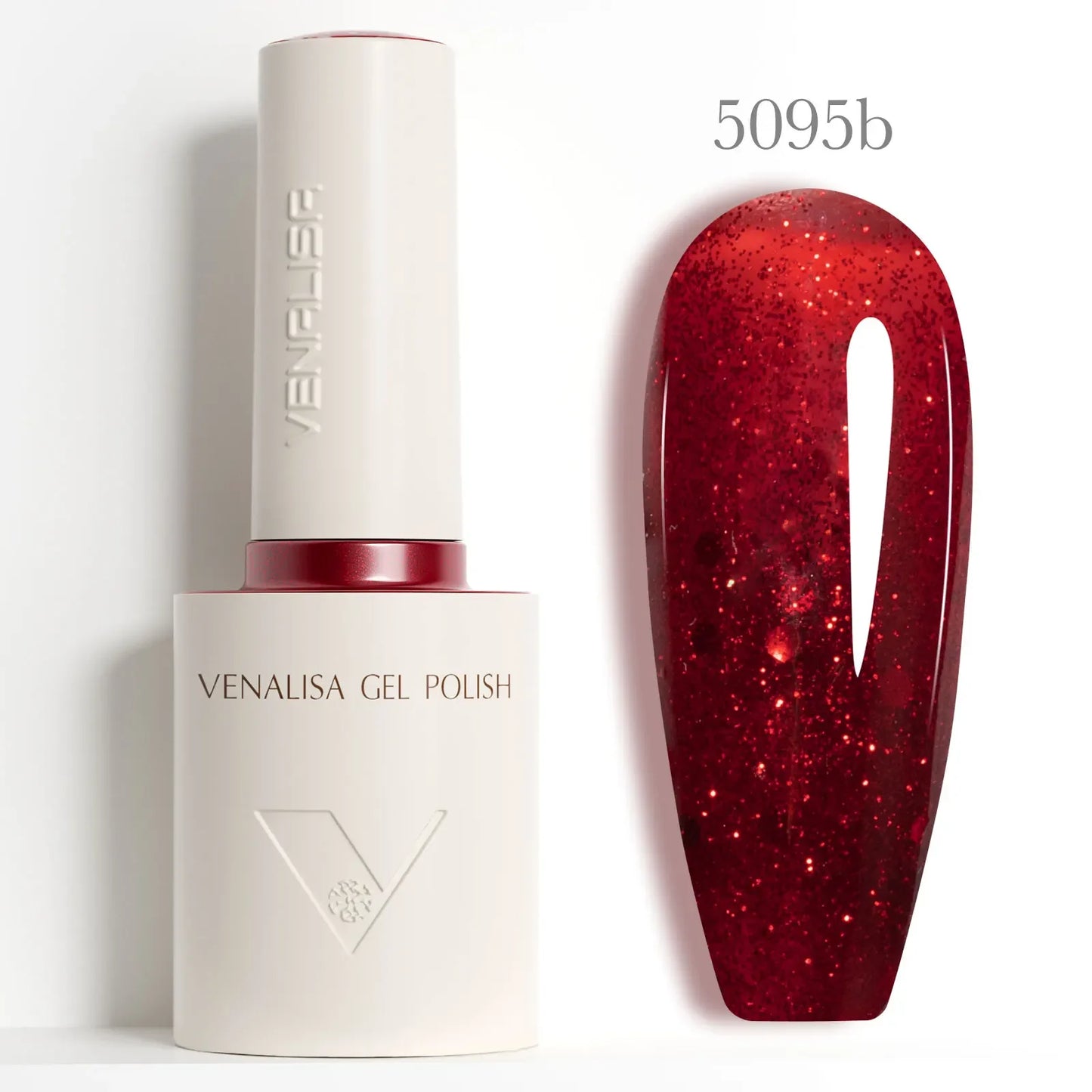 Venalisa 10ml HEMA TPO Free Red Cat Eye Gel Polish Soak Off UV LED Magnetic Nail Polish Diamond Top Long Wear Gel Varnish