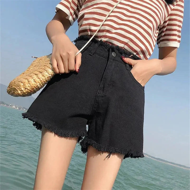Spring Autumn Femme Jumpsuits Jeans Pants Ladies Straight-leg Denim Pantalons Korean Women High Waist Cowboy Overalls Trousers