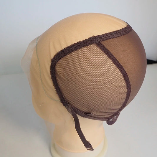 13*6inch lace front wig caps for making adjustable small wigs