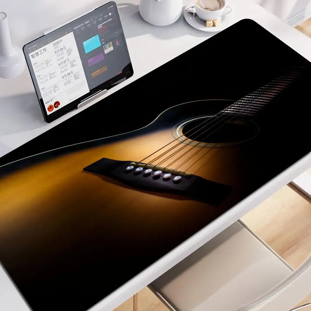 Large Mouse Pad .Mousepad Fender Guitar Gamer Keyboard Mat Game Mats Office Accessories Mausepad Gaming Computer Table Stitch