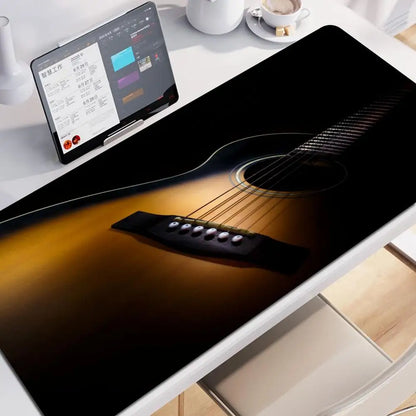 Large Mouse Pad .Mousepad Fender Guitar Gamer Keyboard Mat Game Mats Office Accessories Mausepad Gaming Computer Table Stitch