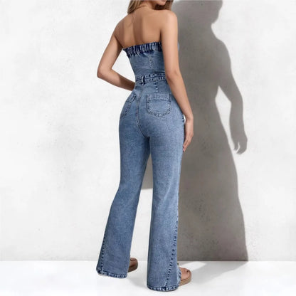 Casual Jumpsuit Jumpsuits For Woman Retro Hot Girl Style Street Slim Fashionable Women's Clothing Sleeveless Trendy Solid Color