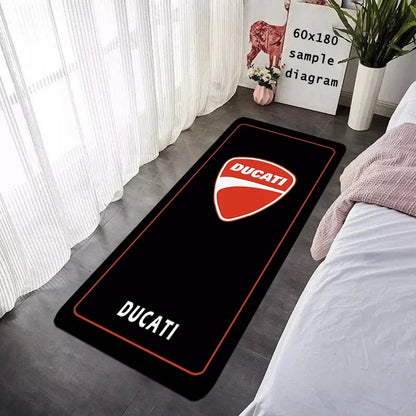 New Arrival Ducati Logo Motorcycle Floor Mat Non-Slip Garage Carpet for Bike