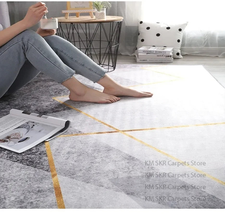 Modern Halloween Party Decoration Floor Mats Antiskid Washable Living Room Sofa Carpet Easy Clean Bedroom Bedside Mat Customized
