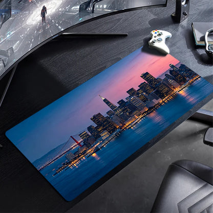 Mouse pad beautiful scenery Professional E-sports gamers speed pc Gaming Rubber keyboard notbook desk mat mousepad 800X300