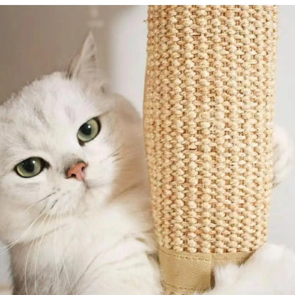 Cat Furniture Protector Natural Sisal Cat Scratcher Mat Cat Scratch Mats Horizontal Cat Floor Scratching Pad Rug Protect Couch