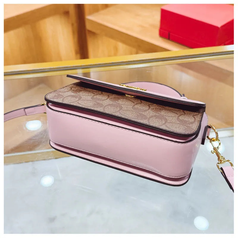 Advanced Women's Bag 2026 New Trendy Retro Small Square Bag Casual Versatile Women's Luxury Hand-Held Shoulder Crossbody Bag
