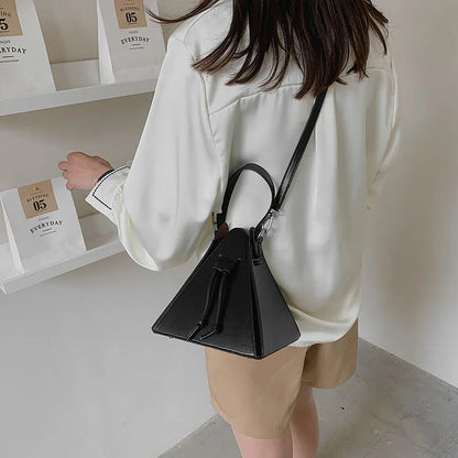 Fashion Ladies Shoulder Bags Handbag Sense of luxury Women Bags High quality Leather Crossbody Bag Designer Female Triangle Bags