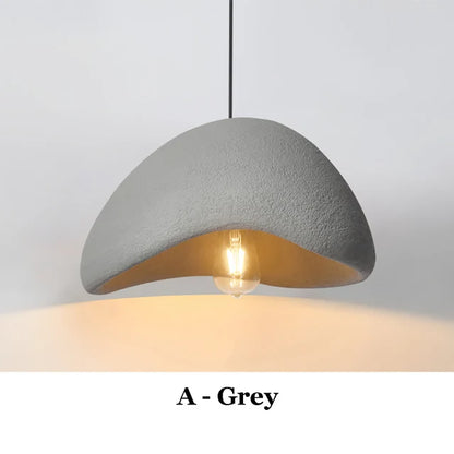 Nordic Wabi Sabi Pendant Lamps Dining Room Lighting Modern Living Room Bedroom LED Ceiling Chandelier Loft Lustre Hanging Lights