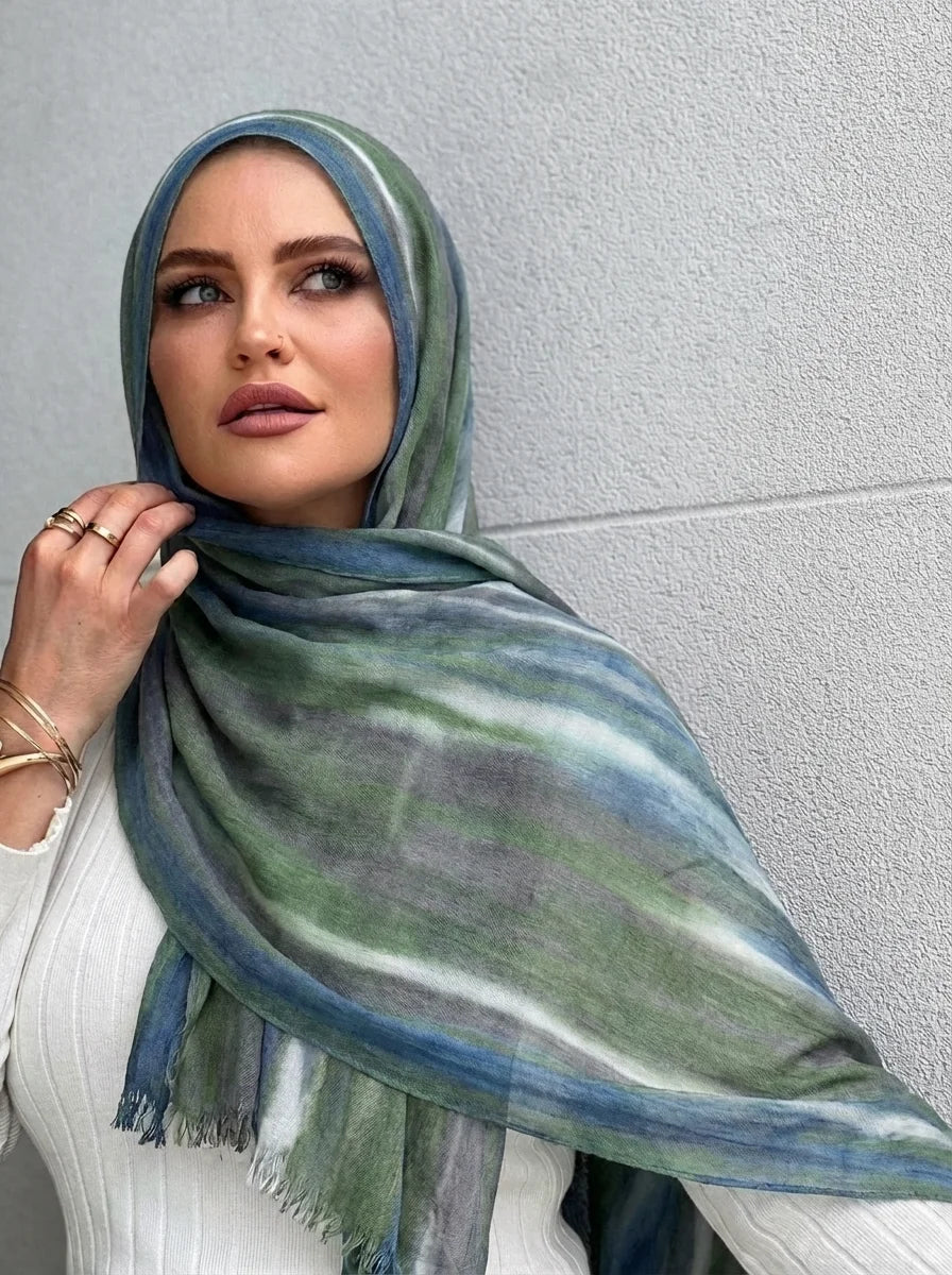 Women Big Size Plain Solid Cotton Rayon Crease Hijab Scarf Lady High Quality Wraps and Shawls Musulman Headband Islamic Turban