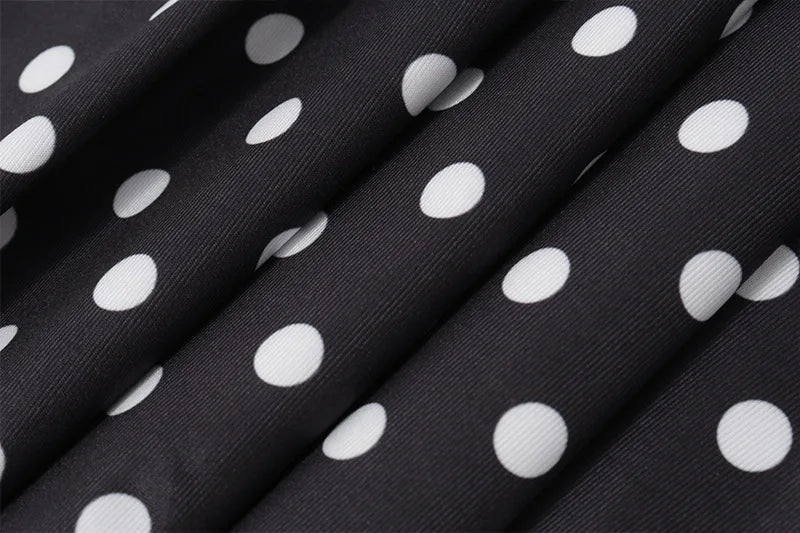 Elegant Off-Shoulder Polka Dot Mini Dress Women's Sleeveless Backless High Waist Y2K Summer Fashion Club Party Gown