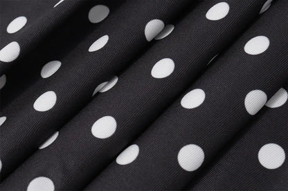 Elegant Off-Shoulder Polka Dot Mini Dress Women's Sleeveless Backless High Waist Y2K Summer Fashion Club Party Gown
