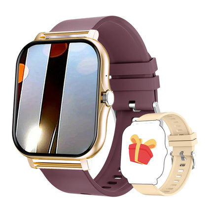 2026 New Smart Watch 1.44''HD Screen Bluetooth Call Sleep Blood Oxygen Pressure Health Monitoring Watches For Women Men