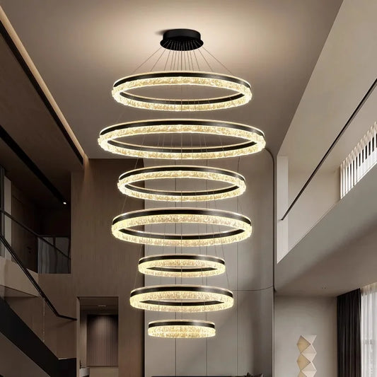 Modern Home Decor Ring LED Lights Pendant Light Lamps for Living Room Chandeliers for Dining Room Hanging Light Indoor Lighting
