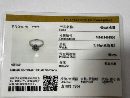 Oval Cut Full Moissanite Engagement Ring for Women  S925 Silver1/2/3/4Carat Hidden Halo Diamond Wedding Rings with Certificates
