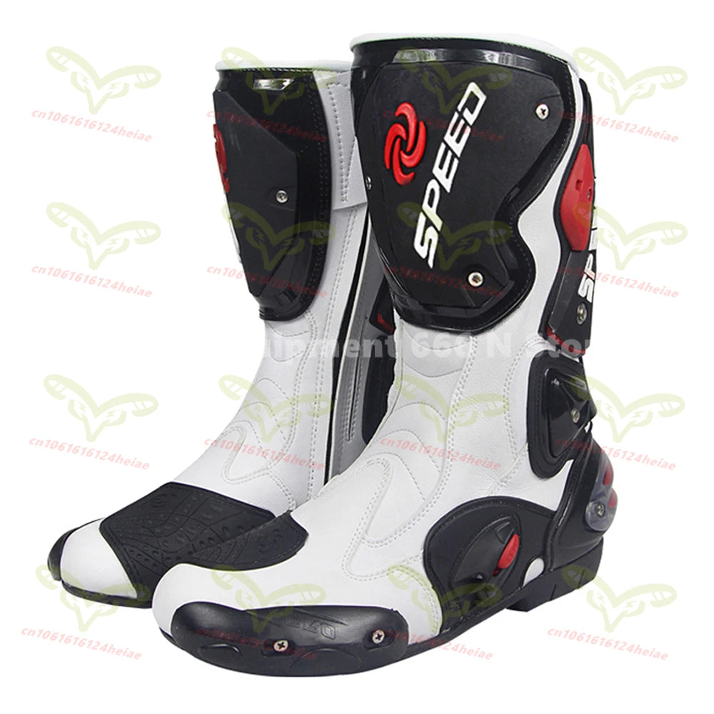 Riding Tribe B1001 Motorcycle Boots Professional Rally Racing Boots Motorbike Rider Biker Shoes Botas Motocross Protective Gear