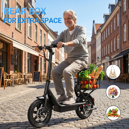 DYU C4  Folding Electric Scooter 14 inch Mini E-Bike 500W Peak 20MPH 36V 7.8AH  Battery Compact City Commuter E-Scooter Style