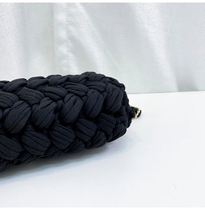 New Rope Woven Women Handbags Designer Knitting Chains Shoulder Crossbody Bag Casual Lady Hand Bags Small Flap Purses