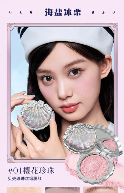 Flowerknows Gift Box Makeup Set Little Angel Full Box Lip Glaze Blusher Shell Jewelry Flower Know Birthday Gift Kit