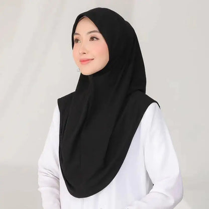 New Full Cover Head Instant Bonnet Woman Veil Femme Woman Hat Undercap Long Shawls Plain Head Scarf Headwraps For Women