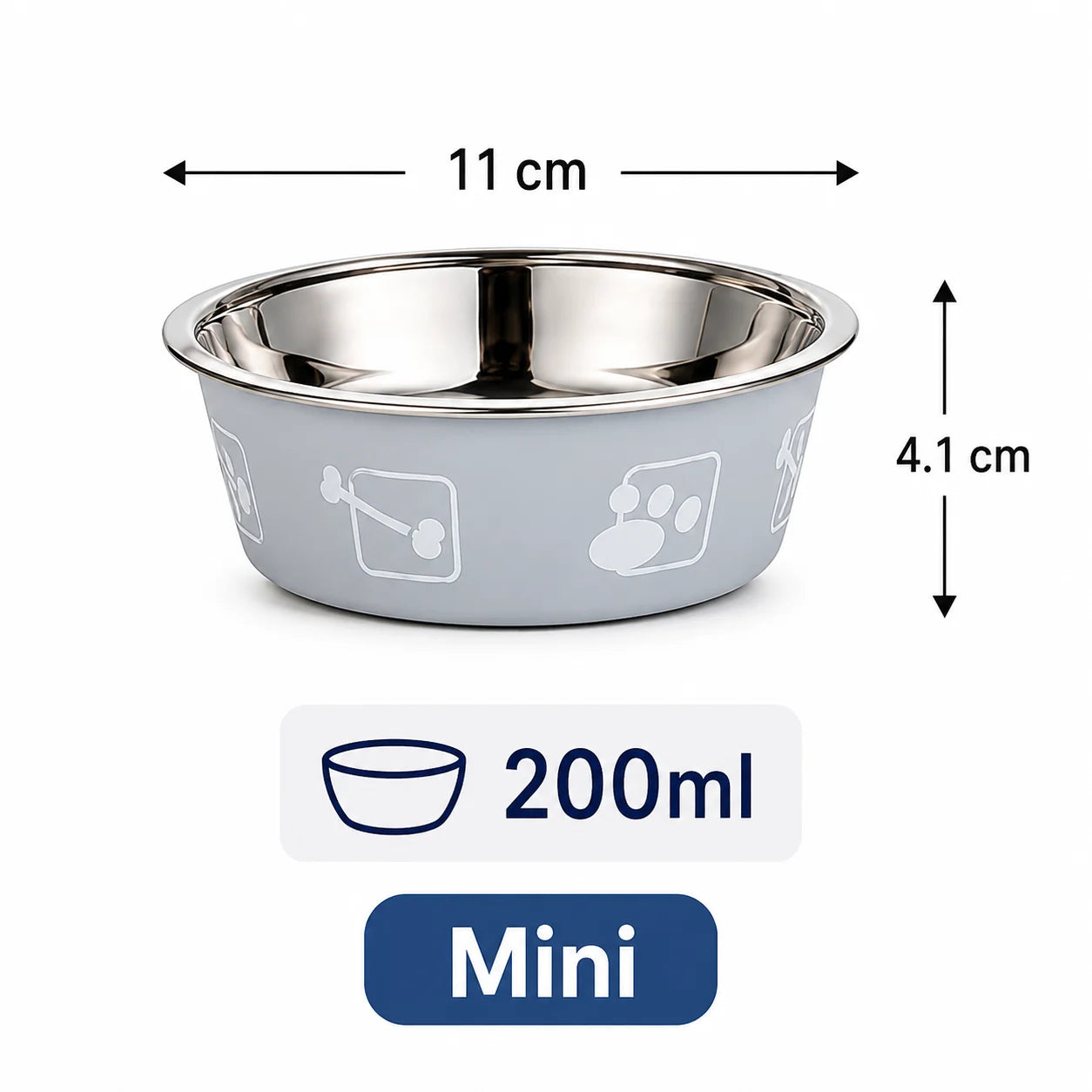 Stainless Steel Pet Bowl Thickened Anti Slip Dog Food Bowl Anti Knock Over Water Basin Pet Feeder for Cats Dogs