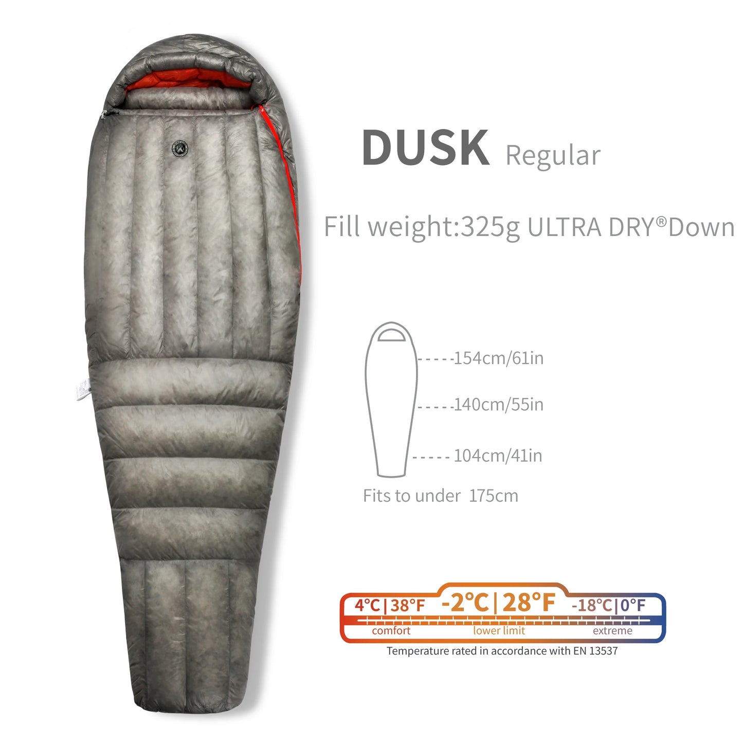 AEGISMAX Wind Hard Dusk Upgrade Ultralight Down Sleeping Bag 7D Nylon DWR 800FP Waterproof Outdoor Hiking Down Pro Sleeping Bag
