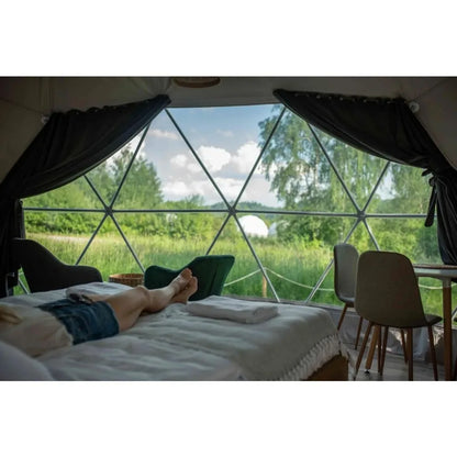 Luxury Geodesic Dome Tent Accommodation for Glamping Resort Farm Stay Airbnb Host Eco Lodge Outdoor Hospitality Business