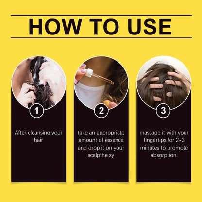 Ginger Hair Growth Essential Oil Anti-loss Hair Treatment Hair Regrowth Oil Fast Hair Promoting Regeneration Hair Care Women Men