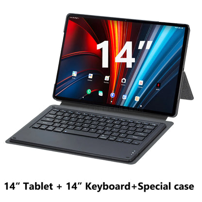 Nenmone Mpad15 14 inch Tablet 2 In 1 Tablet Laptop 14" Octa Core 16GB RAM 512GB ROM Android15 Tablet With Keyboard 2.4G/5G WiFi
