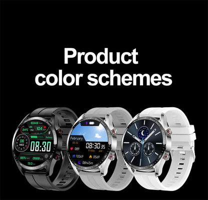 2025 New Business Smart Watch Men Bluetooth Call 1.53-inch AMOLED HD Display Multi-Sport Modes Heart Rate Monitor Smartwatch Man