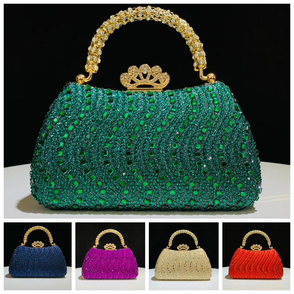 Elegant Purse Trend Luxury Designer Chain Shoulder Bag Women's Handbags Wallets Evening Bags for Wedding Bolso 2026 New Gift