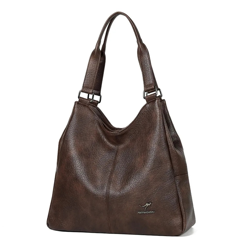 Three Layers Genuine Brand Tote Bag Luxury Handbags for Women Mom Shoulder Hand Bag Designer Top Quality Soft Leather Sac New