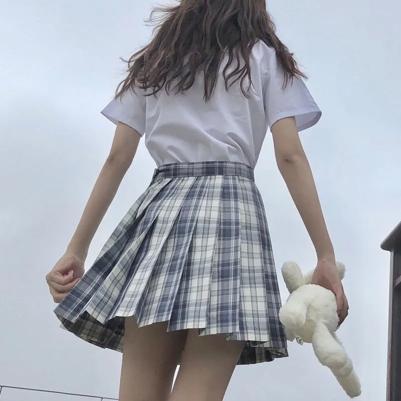 Japanese Bow Tie Skirt Set Student Pleated Skirt Jk Uniform Korean School Sexy Girl Preppy Style Seifuku Japanese School Uniform
