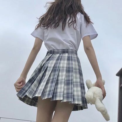 Japanese Bow Tie Skirt Set Student Pleated Skirt Jk Uniform Korean School Sexy Girl Preppy Style Seifuku Japanese School Uniform