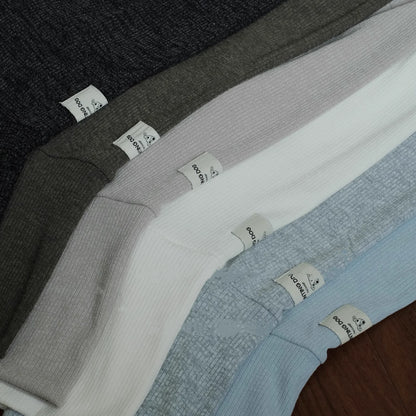 Spring Clothing for Italy Greyhound  Autumn Soft High-Neck Cotton Grey T-shirt for Whippet Winter Long Sleeved Pajamas for Dogs