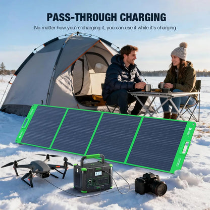 EBL 999Wh 1000W Portable Power Station for Camping,Wireless Charger