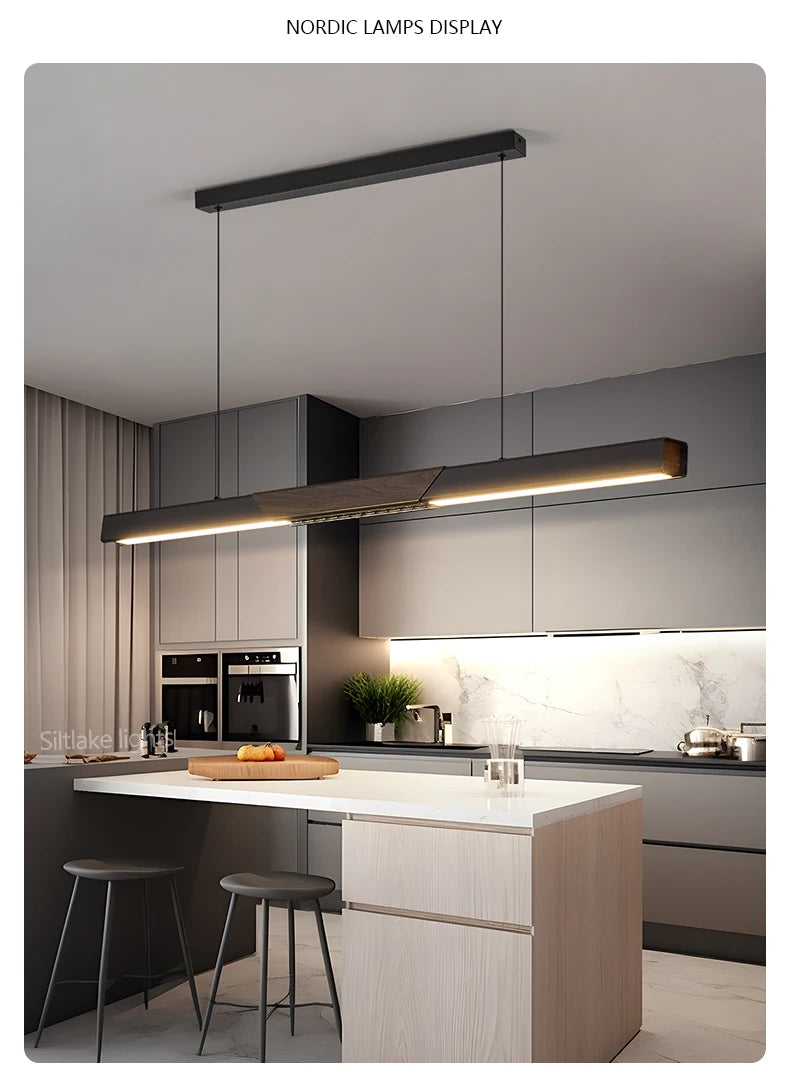 Pendant lights restaurant lights Nordic modern   bar dining room chandeliers LED kitchen lamps  Suitable for dining tables