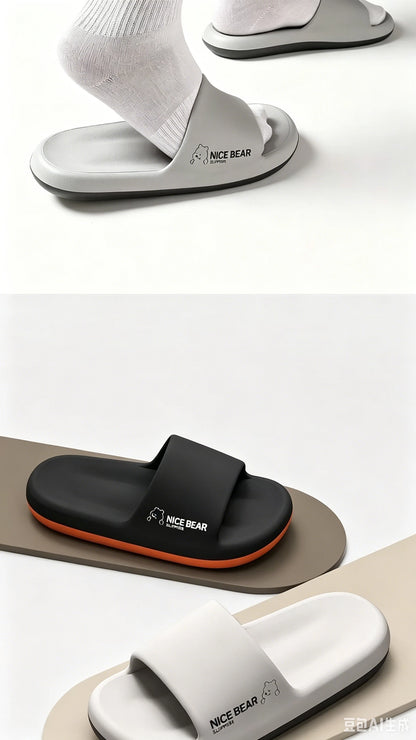 Fashion Men's Summer Ligtweight EVA Indoor Home Sandals Slippers Shoes Men Slippers Outdoor Students Women Comfortable Slides
