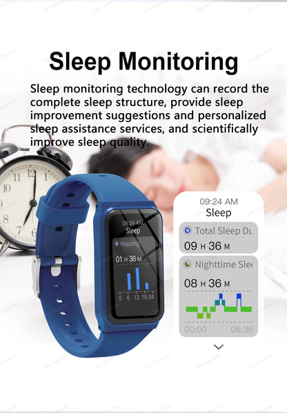 New Smart Watch Lightweight Health & Sleep Monitoring Multiple Sport Modes Music Control For Men Women Smartwatch Holiday Gifts