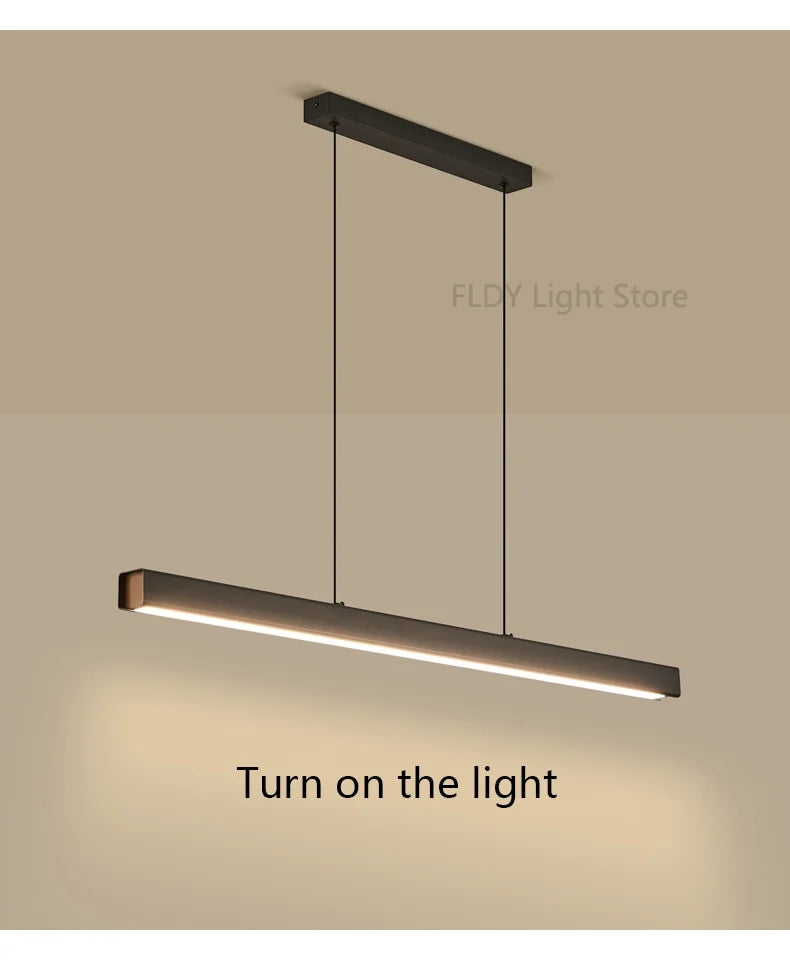Dining room chandelier Nordic modern lamp dining table bar lamp restaurant lights kitchen lights office company led strip lamps