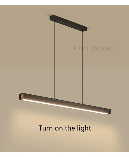 Dining room chandelier Nordic modern lamp dining table bar lamp restaurant lights kitchen lights office company led strip lamps