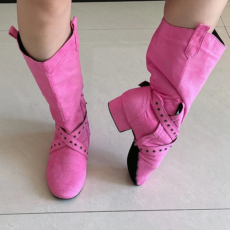 Customized Heel Practice Boots Half Boots Line Dance Boots Soft Suede Bottom Ballroom Party Dance Shoes Black Boots Dancing