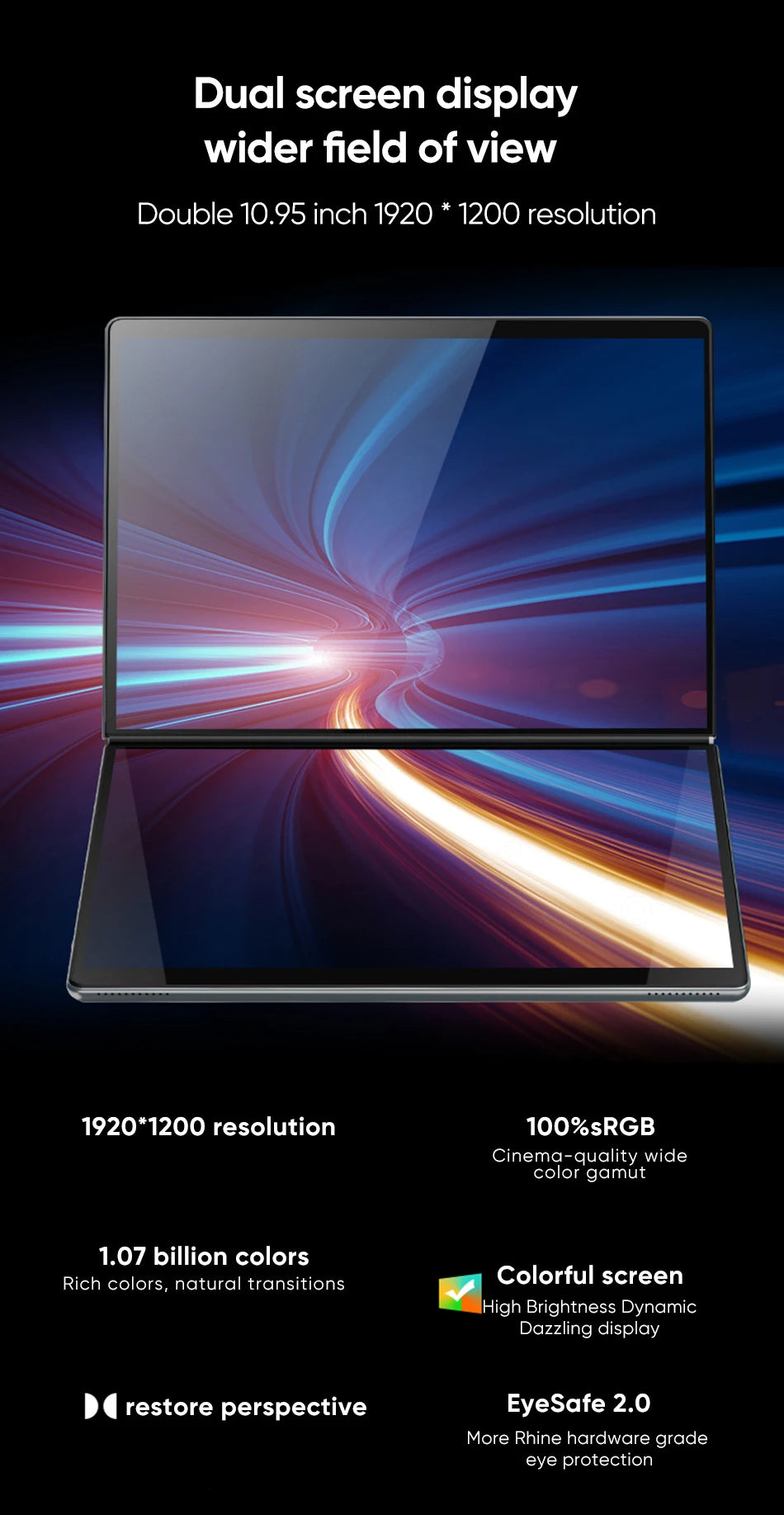 Topton 2 Screen Laptop Intel i3 1215U N100 Dual 10.95inch IPS Touch Screen Windows 11 Office Computer Tablet PC Notebook WiFi6