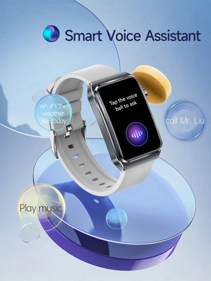 2025 New Nursing Grade ECG+PPG Pulse therapy Smartwatch Men Blood lipid Uric acid Bluetooth call Health Bracelet For Android iOS