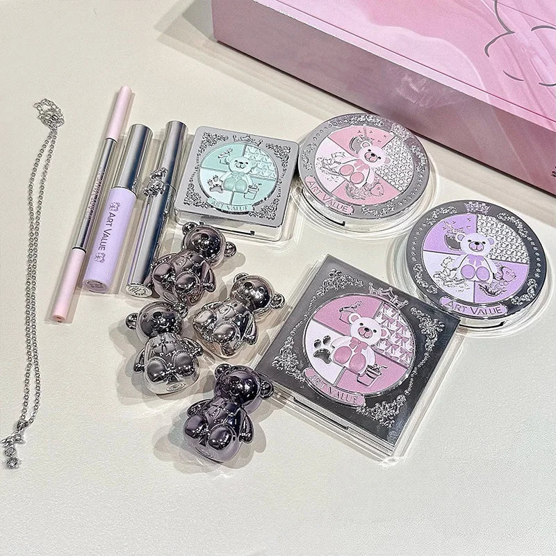 Bear Paradise Full Makeup Set - All-in-One Kit, Long-Lasting Natural Finish for Everyday & Glam Looks