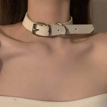 Trendy Punk Dog Claw Bone Choker Necklaces for Women Girls Sweet Cool Black Pu Leather Charms Necklaces Y2K Party Jewelry Gifts